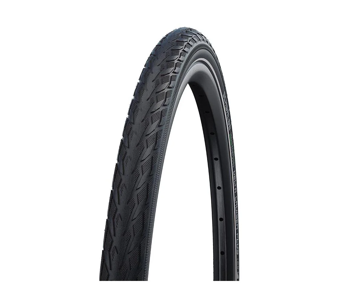 Schwalbe Delta Cruiser Plus Tire (Black/Reflective) (Wire) (Green Compound) (PunctureGuard) (E25) (700c) (28mm)
